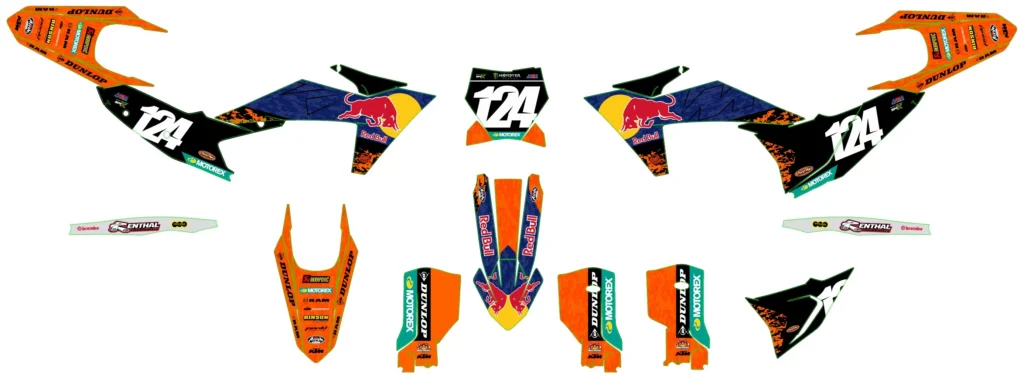 Okleina motocyklowa KTM - KTM-546