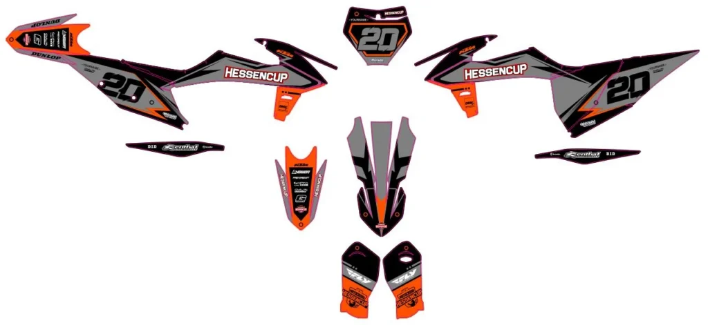 Okleina motocyklowa KTM - KTM-120