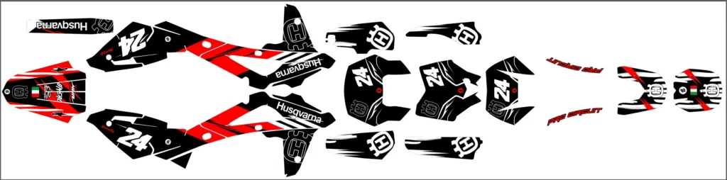 Okleina motocyklowa HUSQVARNA - HUSQ-171