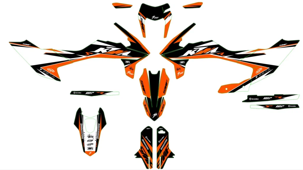 Okleina motocyklowa KTM - KTM-410