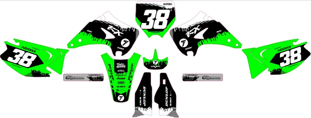 Okleina motocyklowa KAWASAKI - KAW-83