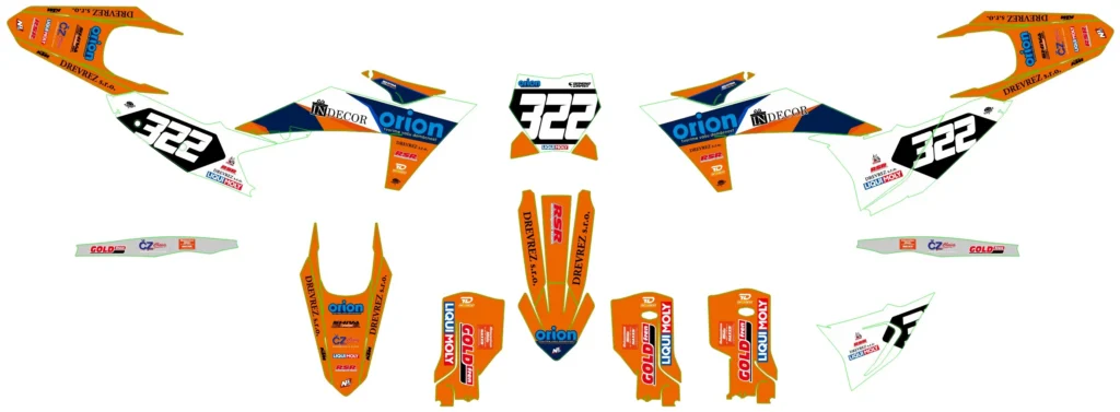 Okleina motocyklowa KTM - KTM-441