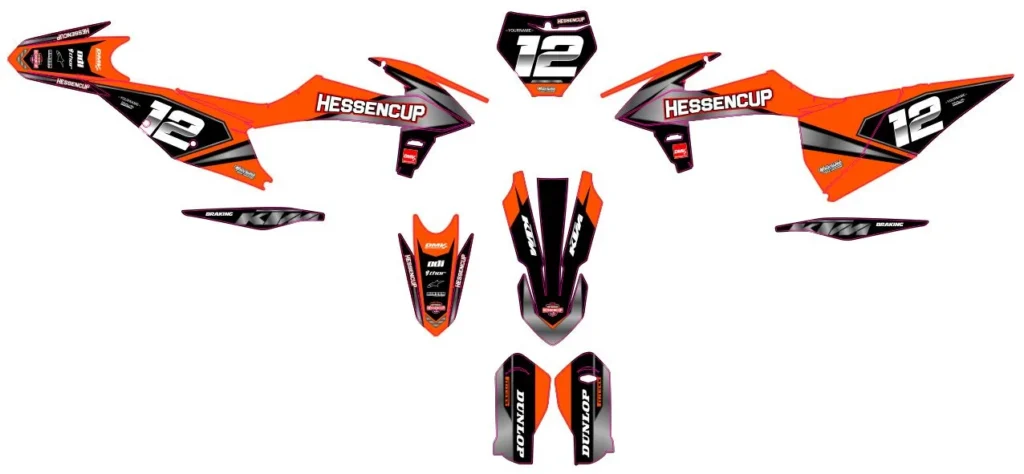 Okleina motocyklowa KTM - KTM-127