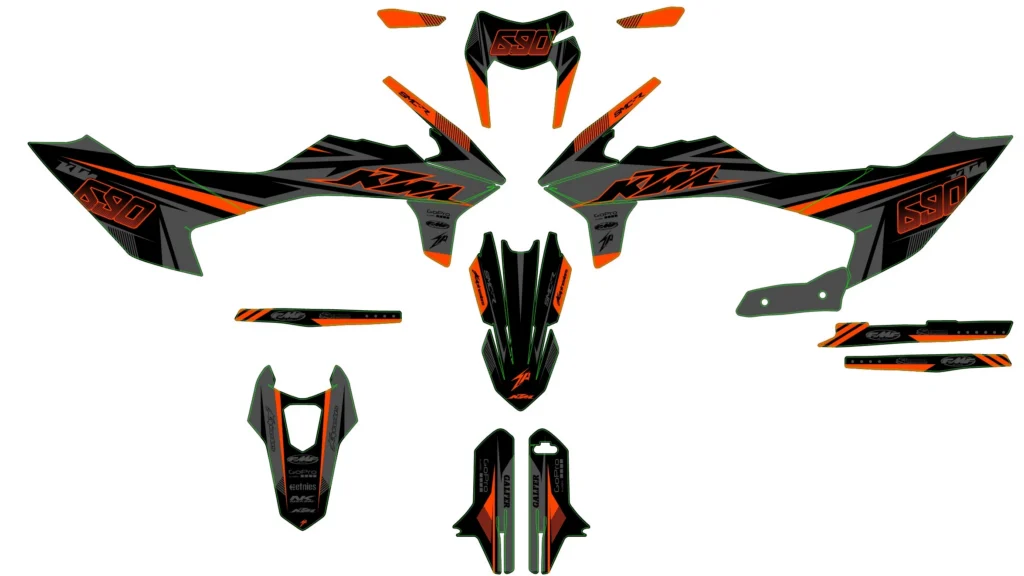 Okleina motocyklowa KTM - KTM-374
