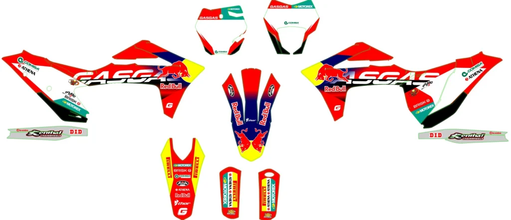Okleina motocyklowa GAS GAS - GAS-55