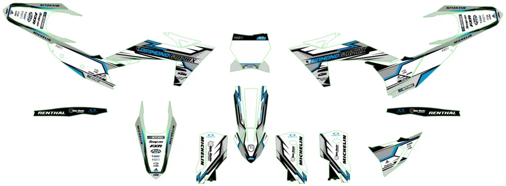 Okleina motocyklowa KTM - KTM-563