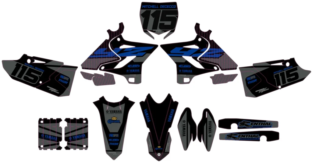 Okleina motocyklowa YAMAHA - YAM-201