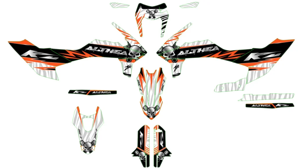 Okleina motocyklowa KTM - KTM-428