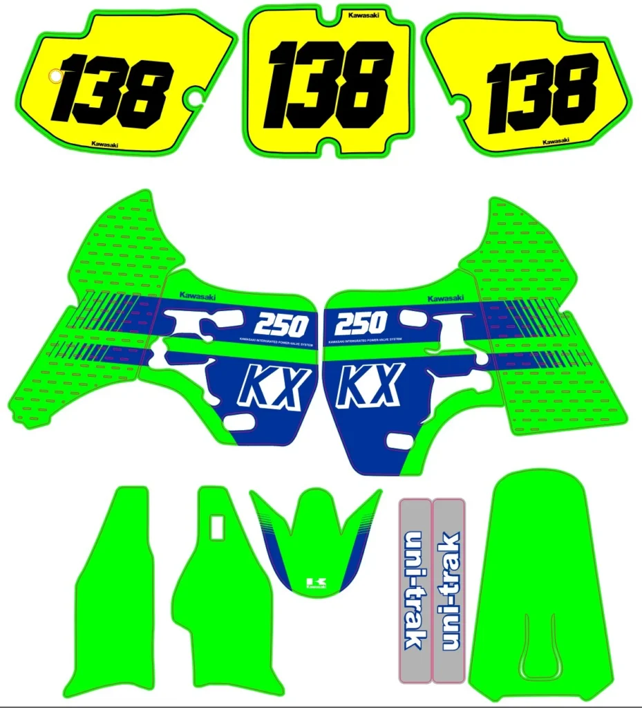 Okleina motocyklowa KAWASAKI - KAW-87