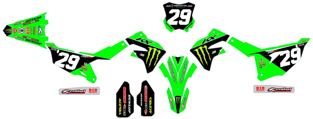 Okleina motocyklowa KAWASAKI - KAW-88