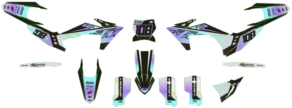 Okleina motocyklowa KTM - KTM-414