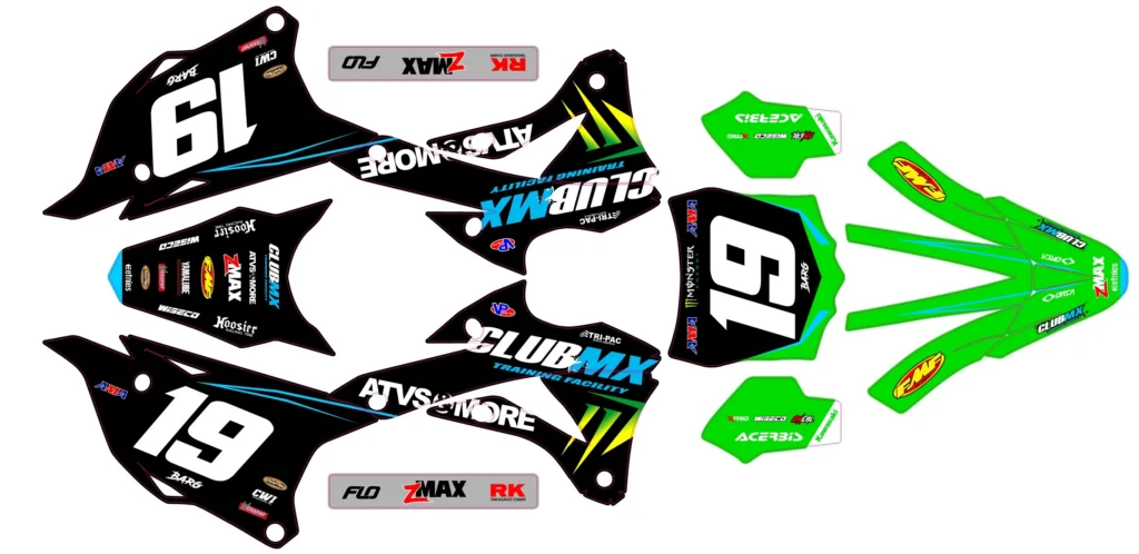 Okleina motocyklowa KAWASAKI - KAW-91