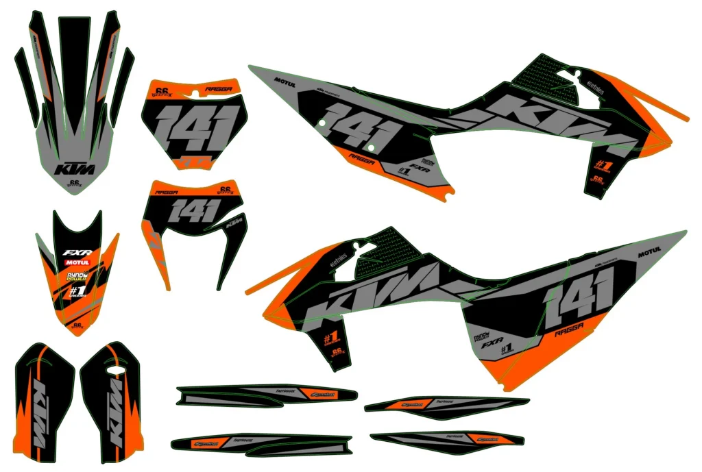 Okleina motocyklowa KTM - KTM-565