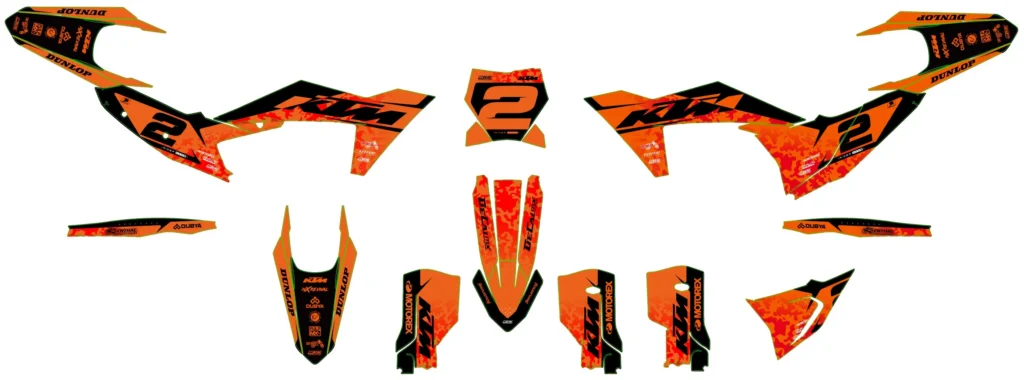 Okleina motocyklowa KTM - KTM-455