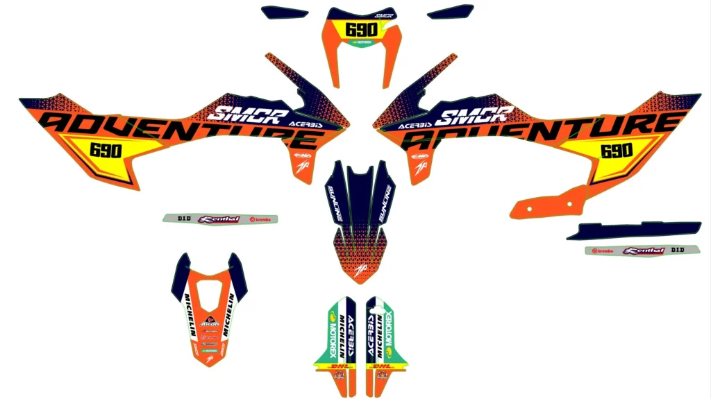 Okleina motocyklowa KTM - KTM-525