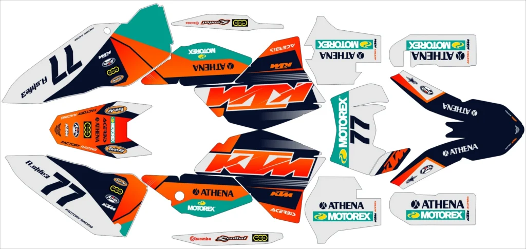 Okleina motocyklowa KTM - KTM-1137