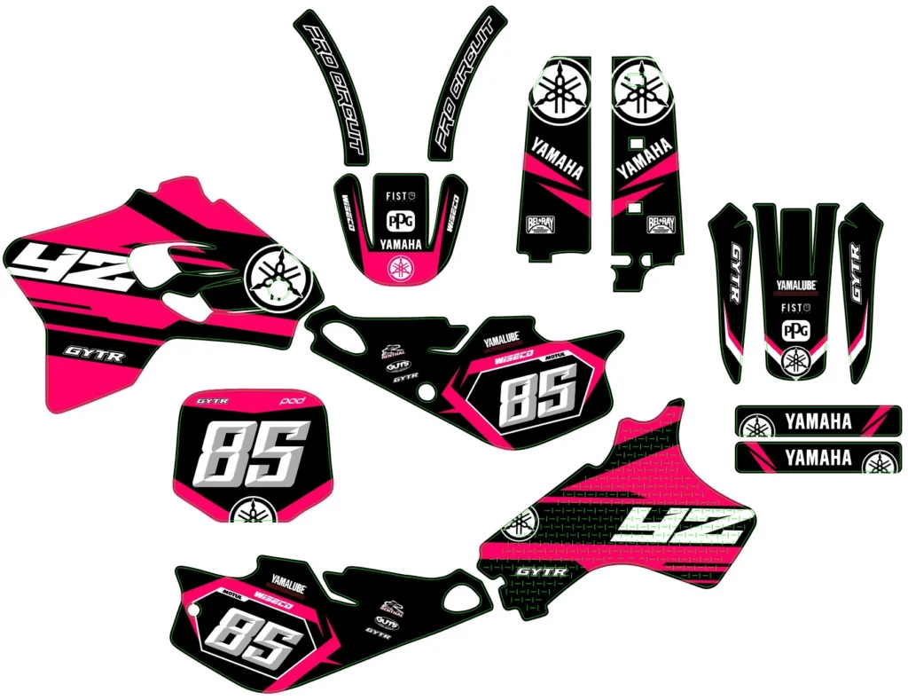 Okleina motocyklowa YAMAHA - YAM-211