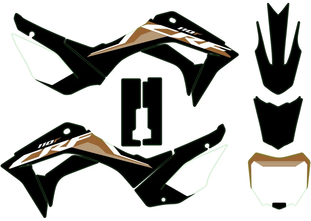 Okleina motocyklowa HONDA - HON-132