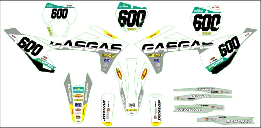 Okleina motocyklowa GAS GAS - GAS-60