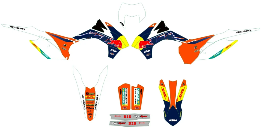 Okleina motocyklowa KTM - KTM-415