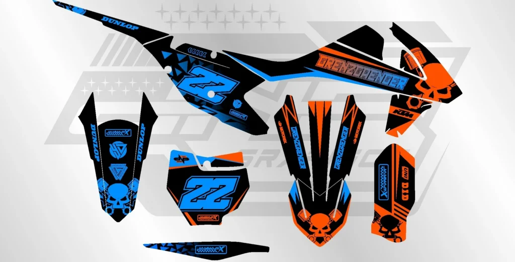 Okleina motocyklowa KTM - KTM-522
