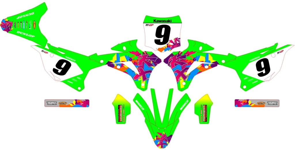 Okleina motocyklowa KAWASAKI - KAW-94
