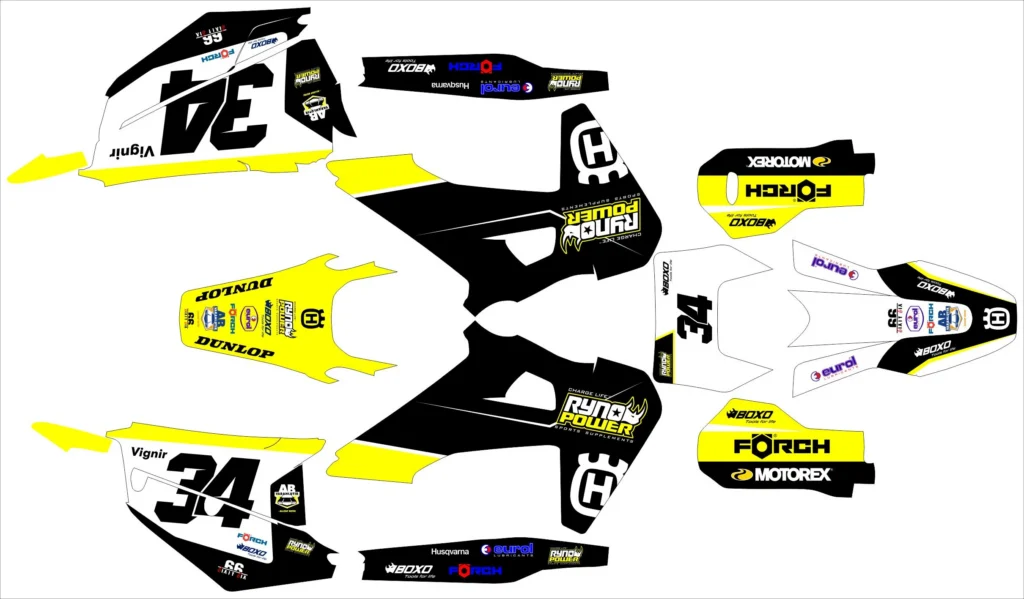 Okleina motocyklowa HUSQVARNA - HUSQ-69