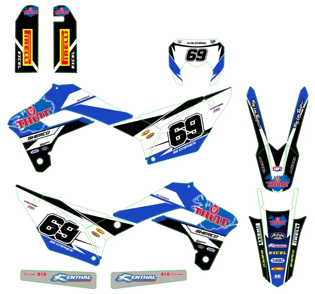Okleina motocyklowa SHERCO - SHERCO-05