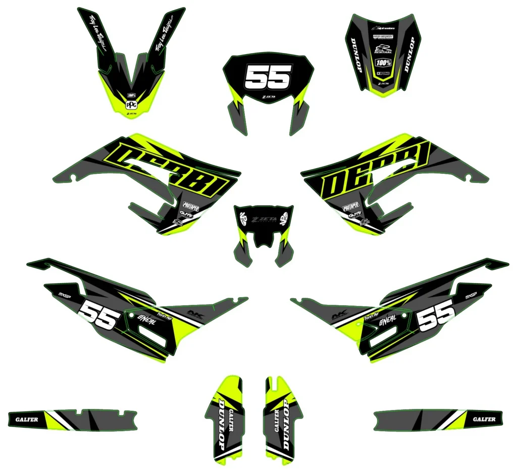 Okleina motocyklowa DERBI - DERBI-17