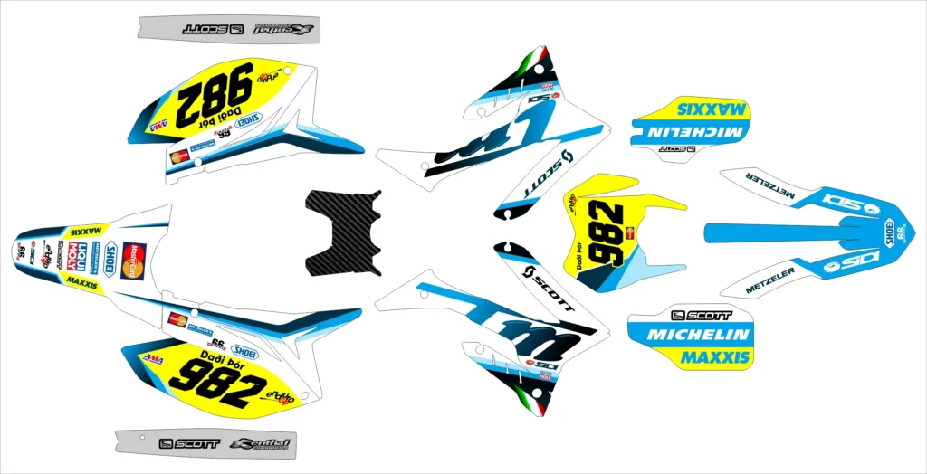 Okleina motocyklowa TM Racing - TMR-37