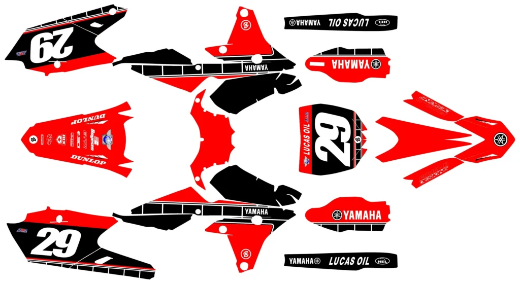 Okleina motocyklowa YAMAHA - YAM-107