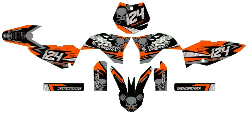 Okleina motocyklowa KTM - KTM-604