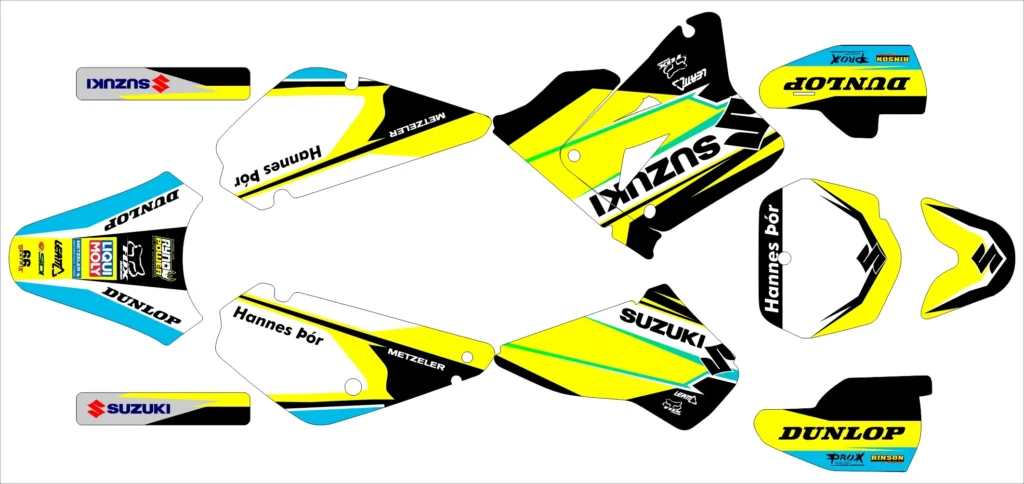 Okleina motocyklowa SUZUKI - SUZ-41