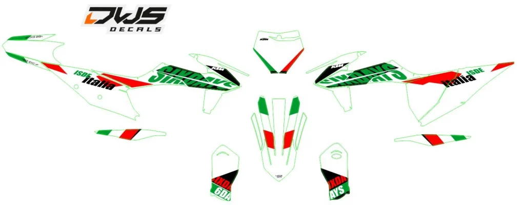 Okleina motocyklowa KTM - KTM-131