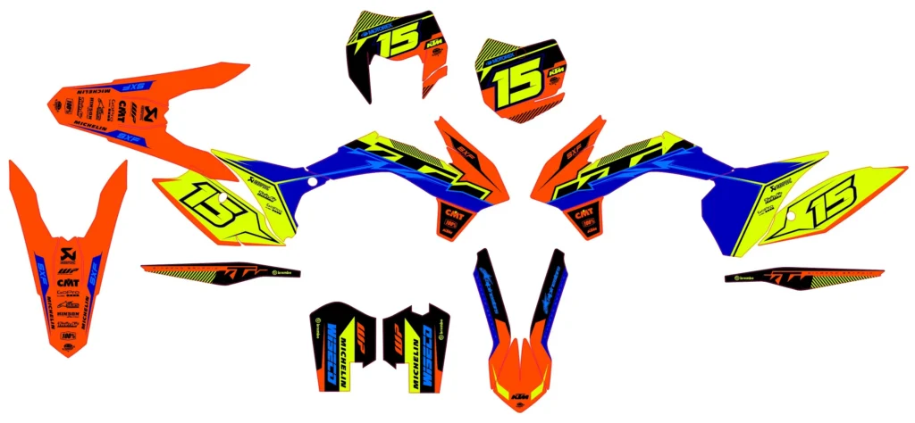 Okleina motocyklowa KTM - KTM-680