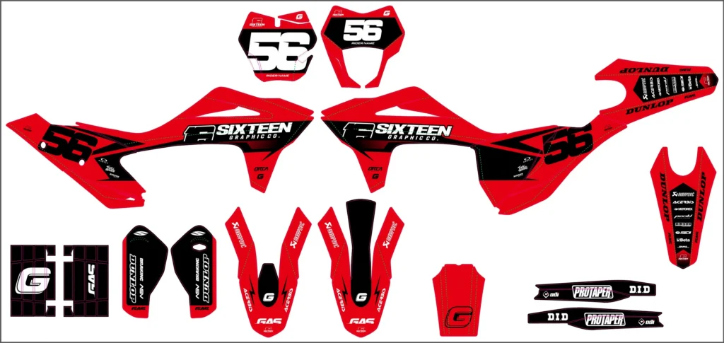 Okleina motocyklowa GAS GAS - GAS-62
