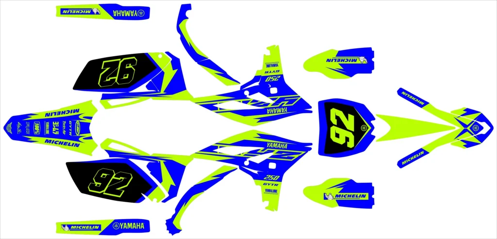 Okleina motocyklowa YAMAHA - YAM-218