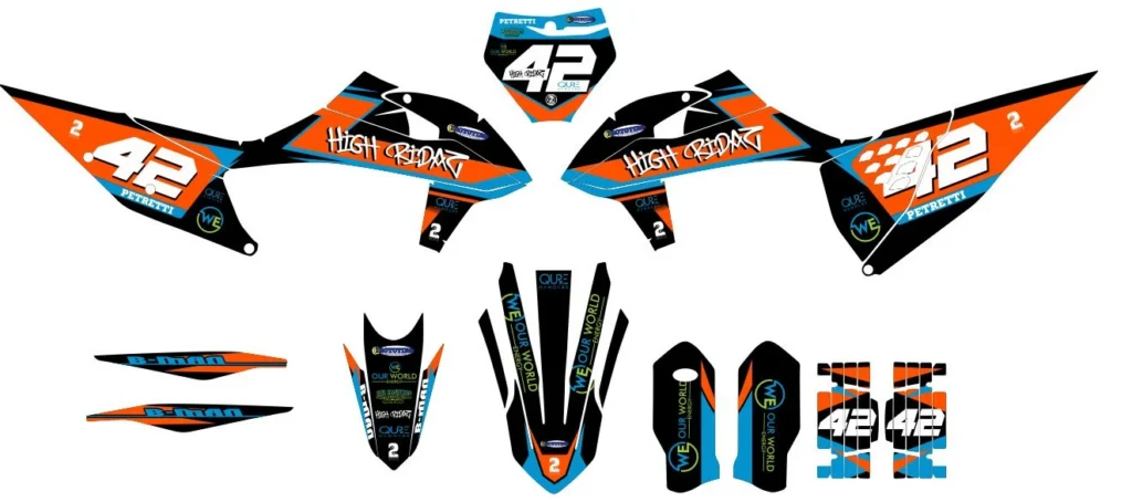 Okleina motocyklowa KTM - KTM-207