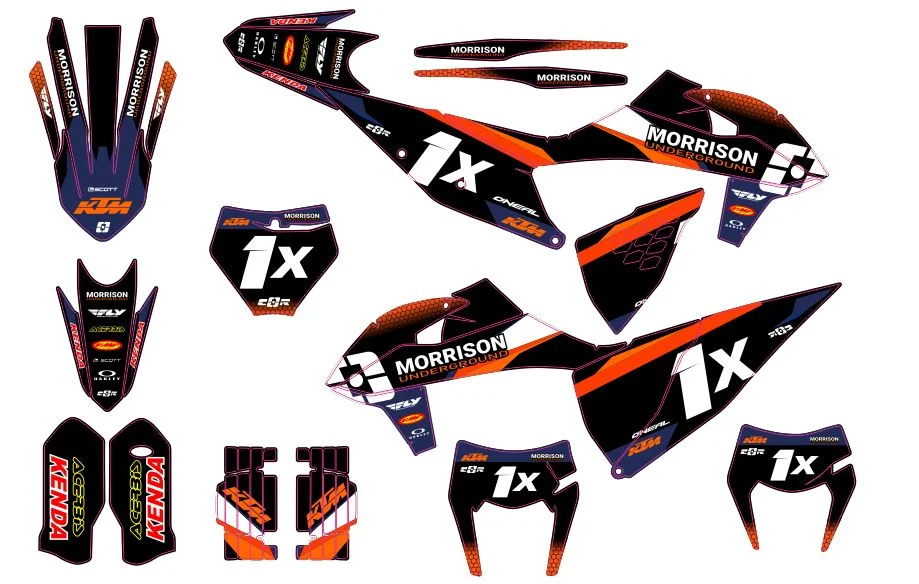 Okleina motocyklowa KTM - KTM-193