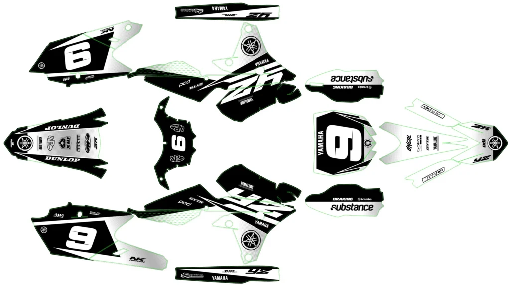 Okleina motocyklowa YAMAHA - YAM-222