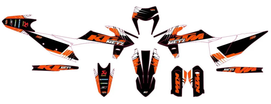 Okleina motocyklowa KTM - KTM-184