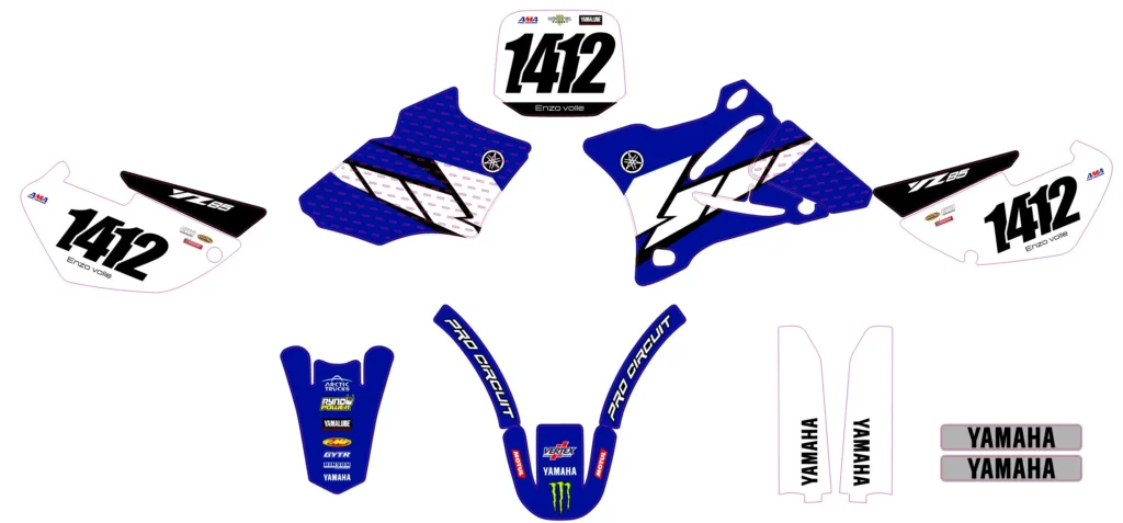 Okleina motocyklowa YAMAHA - YAM-224