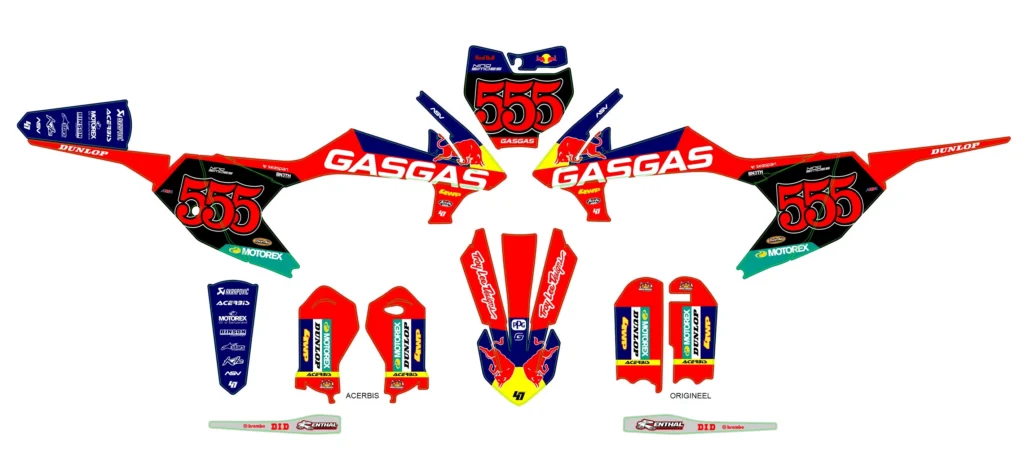 Okleina motocyklowa GAS GAS - GAS-65