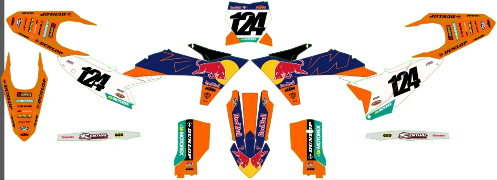 Okleina motocyklowa KTM - KTM-579