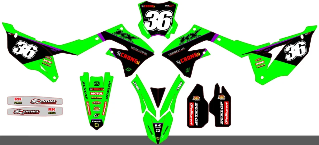 Okleina motocyklowa KAWASAKI - KAW-99