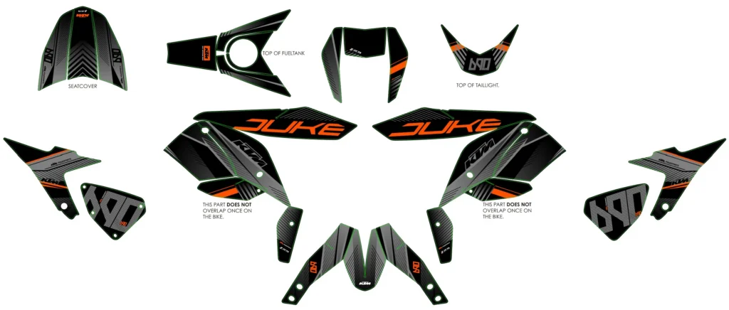 Okleina motocyklowa KTM - KTM-616