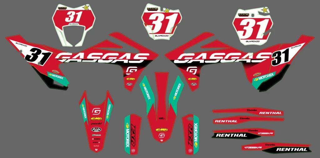 Okleina motocyklowa GAS GAS - GAS-66