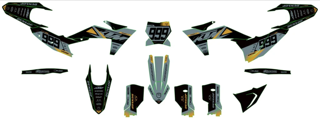 Okleina motocyklowa KTM - KTM-419