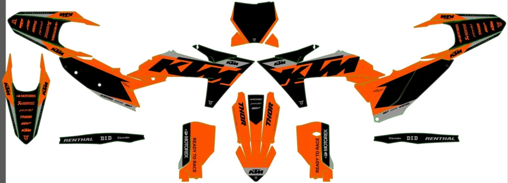 Okleina motocyklowa KTM - KTM-447