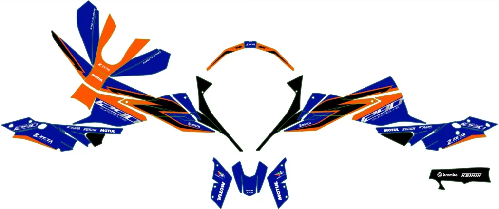 Okleina motocyklowa KTM - KTM-462